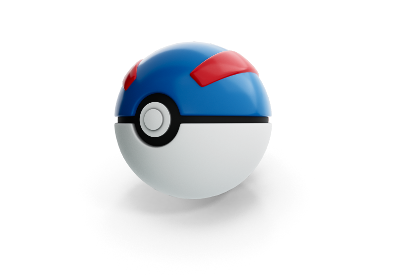 Blue Pokeball